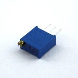 10K 3296 Mavi Çok Turlu 3 Ayak Küp Potans