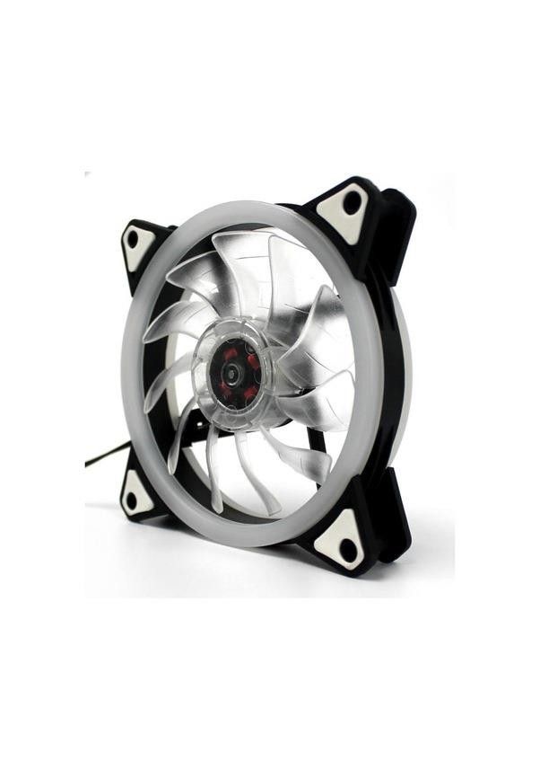 120x120x25mm 12V 3 Pin RGB Plastik Kasa Fanı