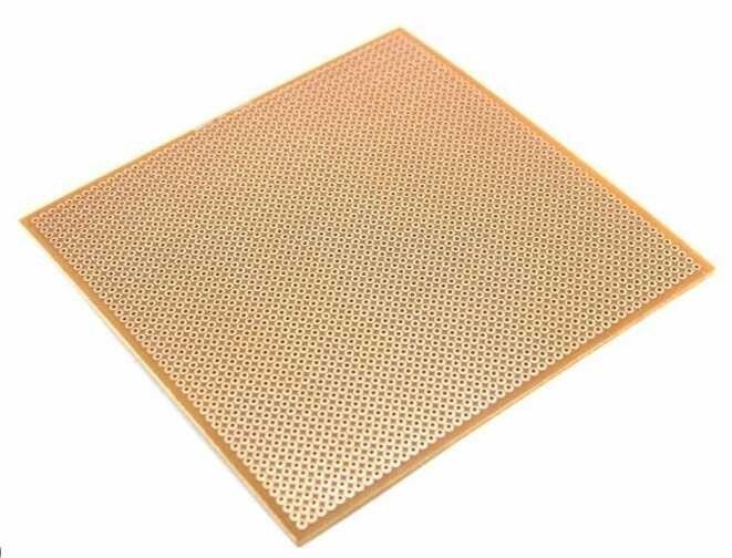 12.5x12.5cm Geniş Delikli Bakır Plaket