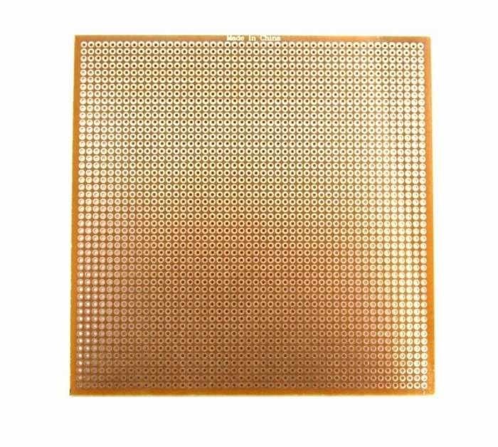 12.5x12.5cm Sık Delikli Bakır Plaket