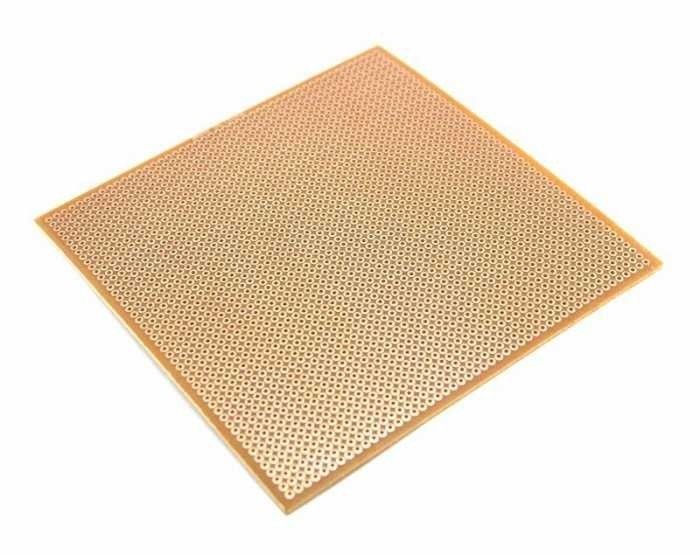 12.5x12.5cm Sık Delikli Bakır Plaket