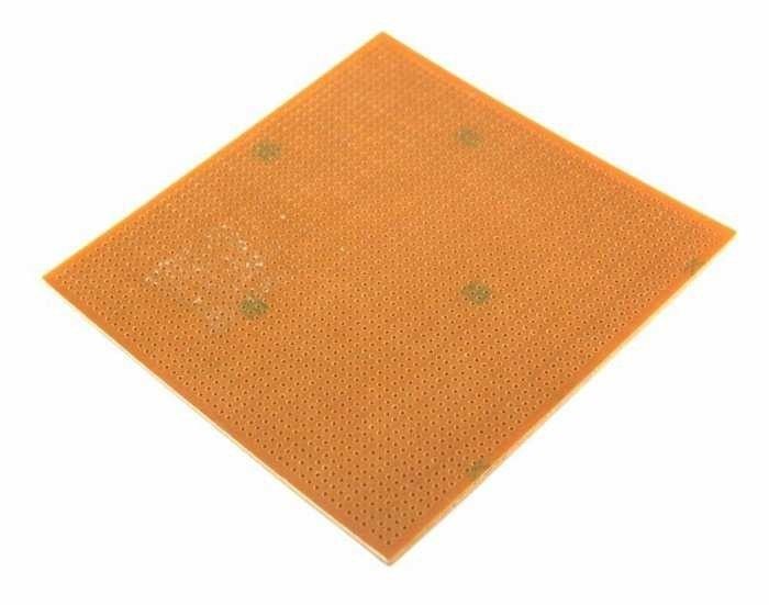 12.5x12.5cm Sık Delikli Bakır Plaket