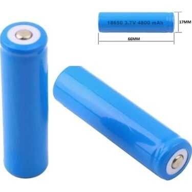 18650 Li-ion 3.7V 6800 Mah Şarjlı El Feneri Pili