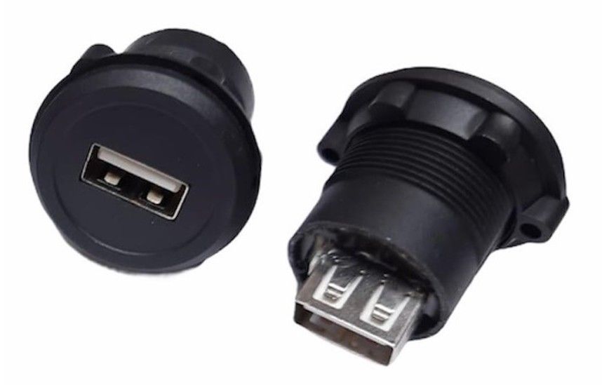 22mm Pano Tipi Dişi Usb Soketi