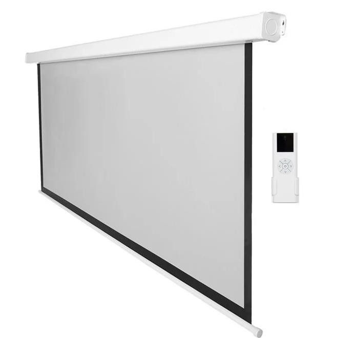 244x183cm 120" Motorlu Projeksiyon Perdesi