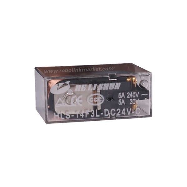 24V Çift Kontaklı Role HLS-14F3L-DC24V-C