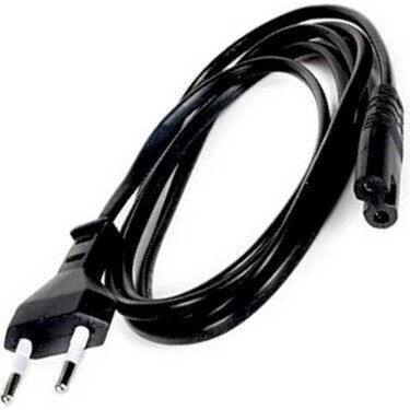 2x0.75mm Siyah Teyp Fişi 1.8m