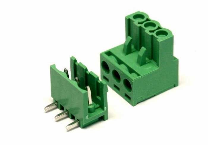 3 lü 90° Geçmeli Klemens Takım Lehim Bacak