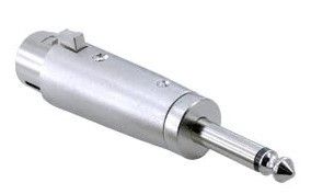 3 Pin Canon Dişi 6.3mm Mono Erkek Ara Konnektör