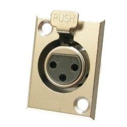 3 Pin Canon Dişi Şase Konnektör