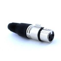 3 Pin Canon Dişi Dişi Ara Konnektör