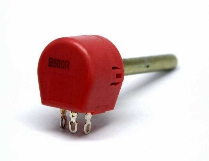 3W Kırmızı 500 Ohm Potans