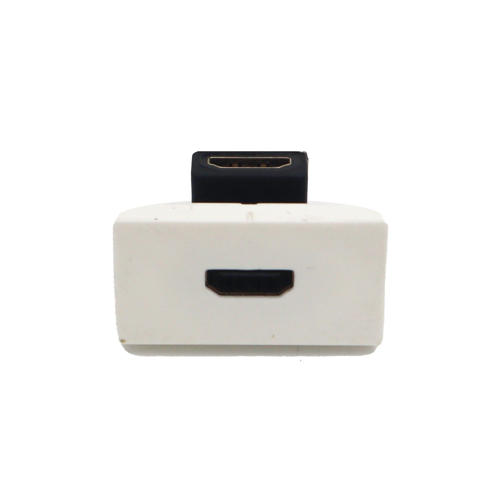 45x22.5mm Hdmi Dişi Giriş Çıkışlı 90 Derece Beyaz