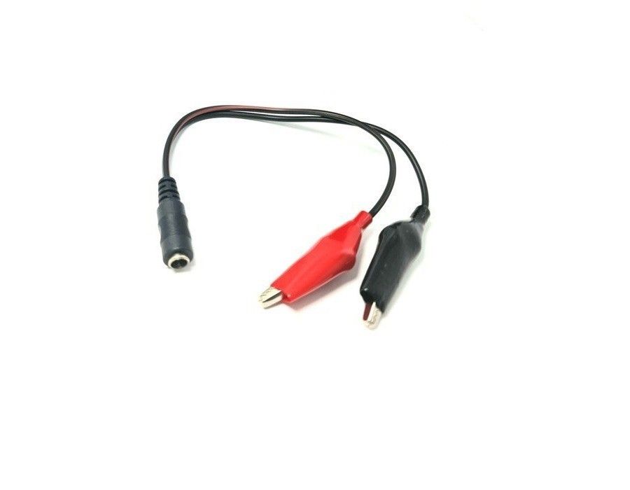 5.5x2.5mm Dişi Jak Krokodil Uçlu Akü Şarj Kablosu