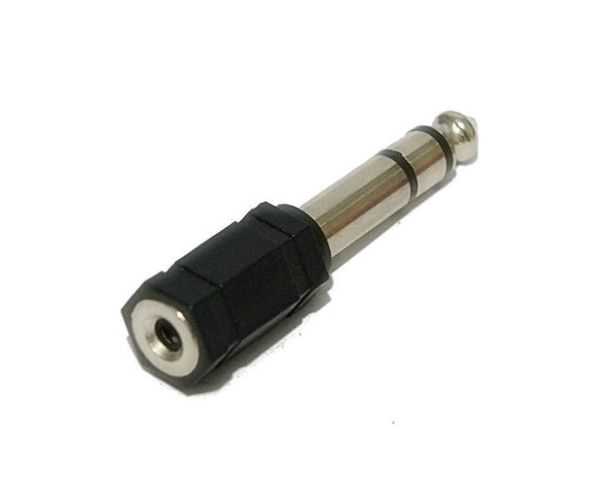 6.3mm Stereo Erkek - 3.5mm Stereo Dişi Konnektör