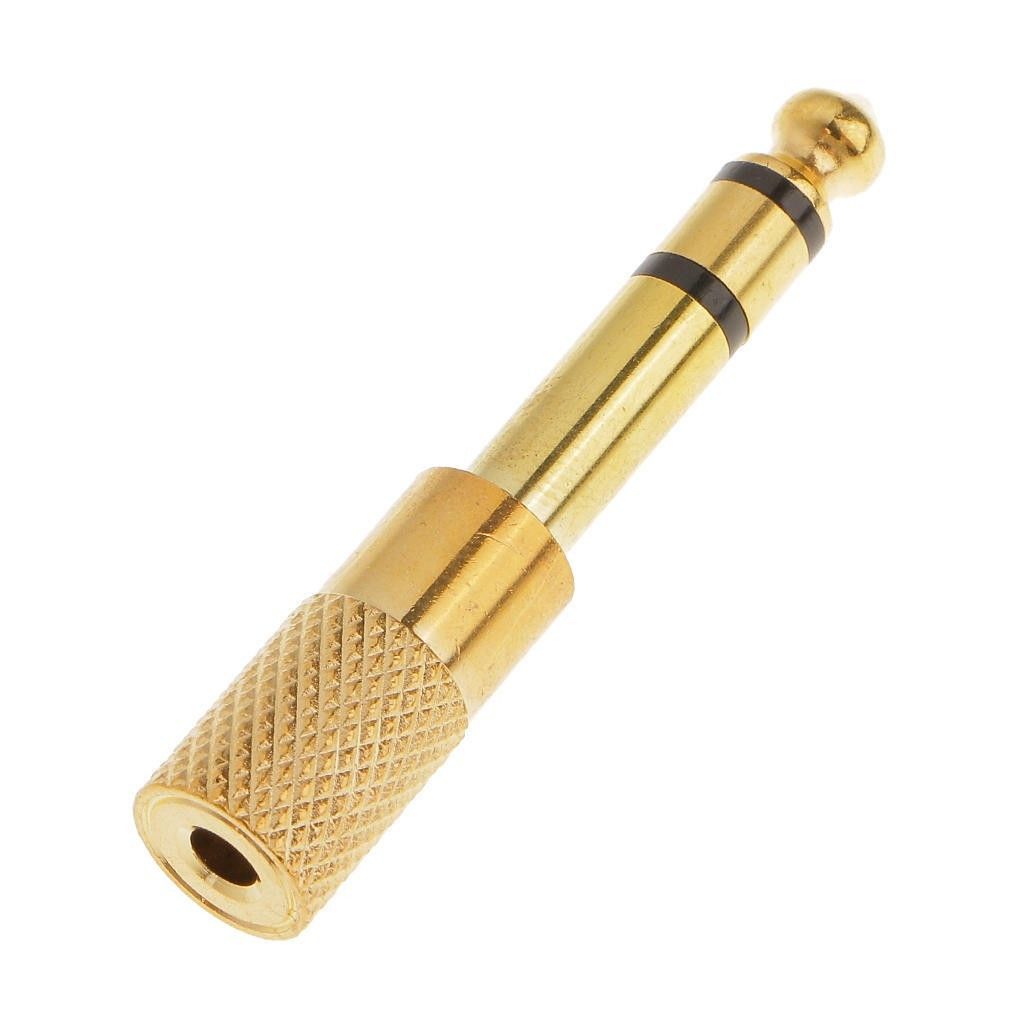 6.3mm Stereo Meta Gold  Erkek Fiş