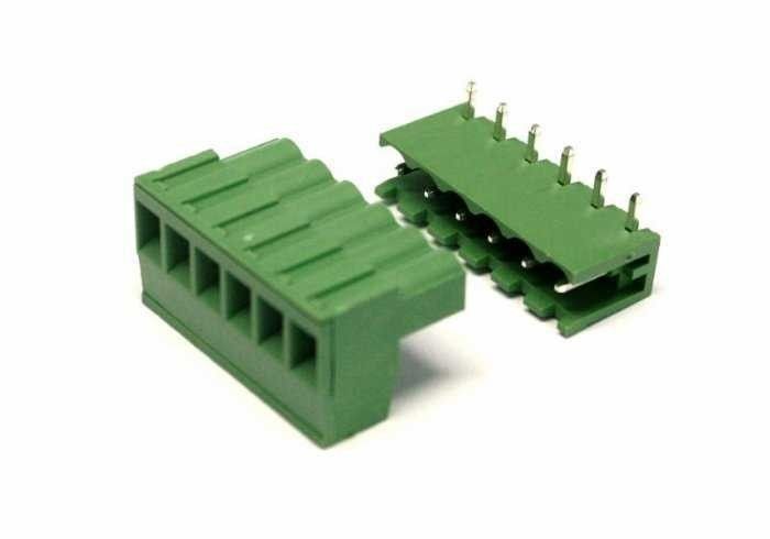 6 lı 90° Geçmeli Klemens Takım Lehim Bacak