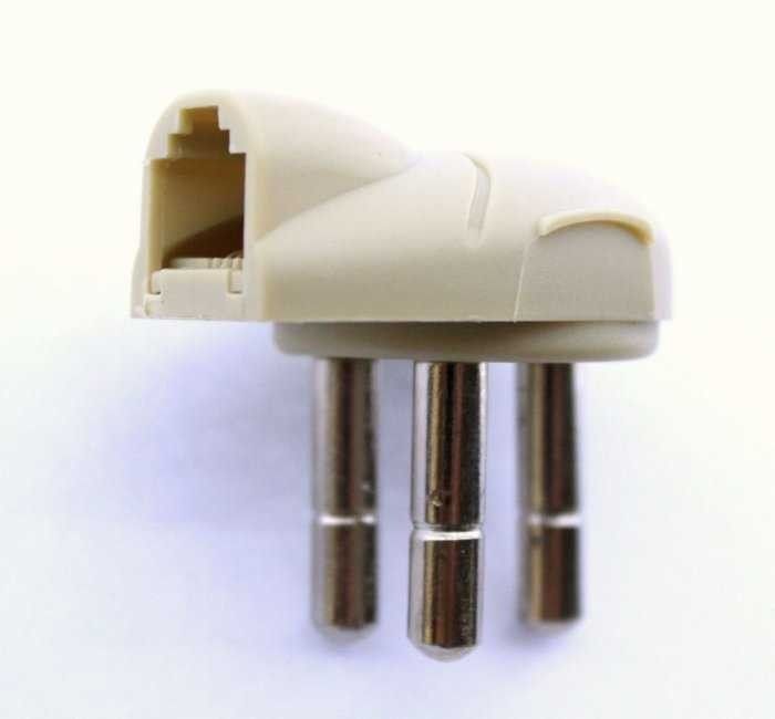 6P/2C 3 lü Telefon Duvar Fişi - Dişi RJ11