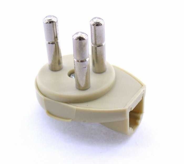 6P/2C 3 lü Telefon Duvar Fişi - Dişi RJ11