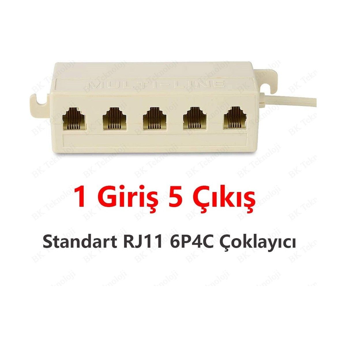 6P4C 4 lü Telefon Hat Çoklayıcı