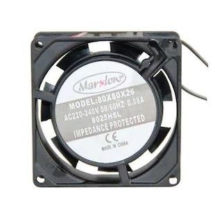 80x80x25 Ac 220V Metal Kasa Fanı