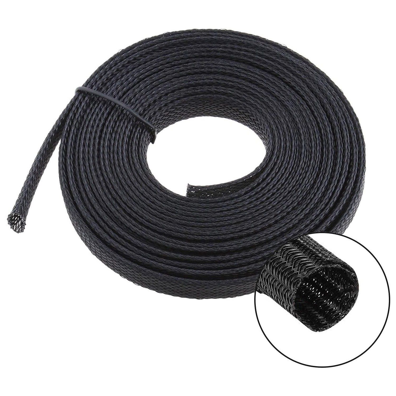 8mm Kablo Çorabı Siyah