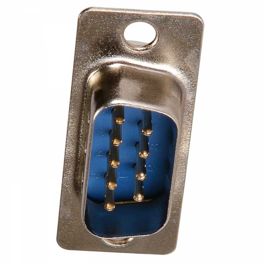 9 Pin 90º Erkek D-Sub Konnektör