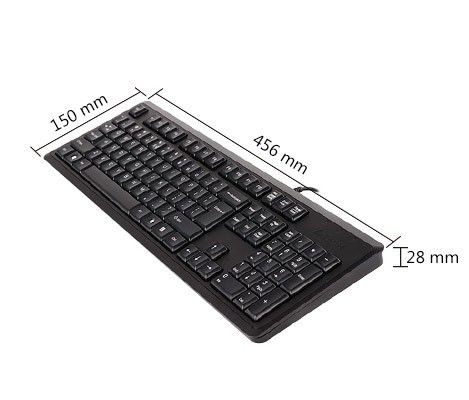 A4 Tech KR-92 Usb Q Tr Standart Siyah Klavye