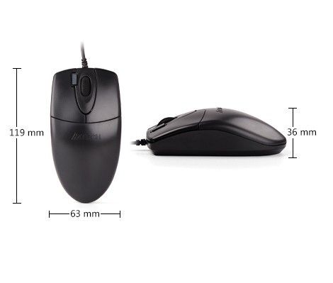 A4 Tech OP-620D Siyah Usb Optik Mouse