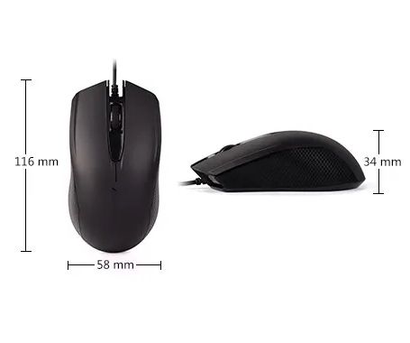 A4 Tech OP-760 Siyah Usb Optik Mouse