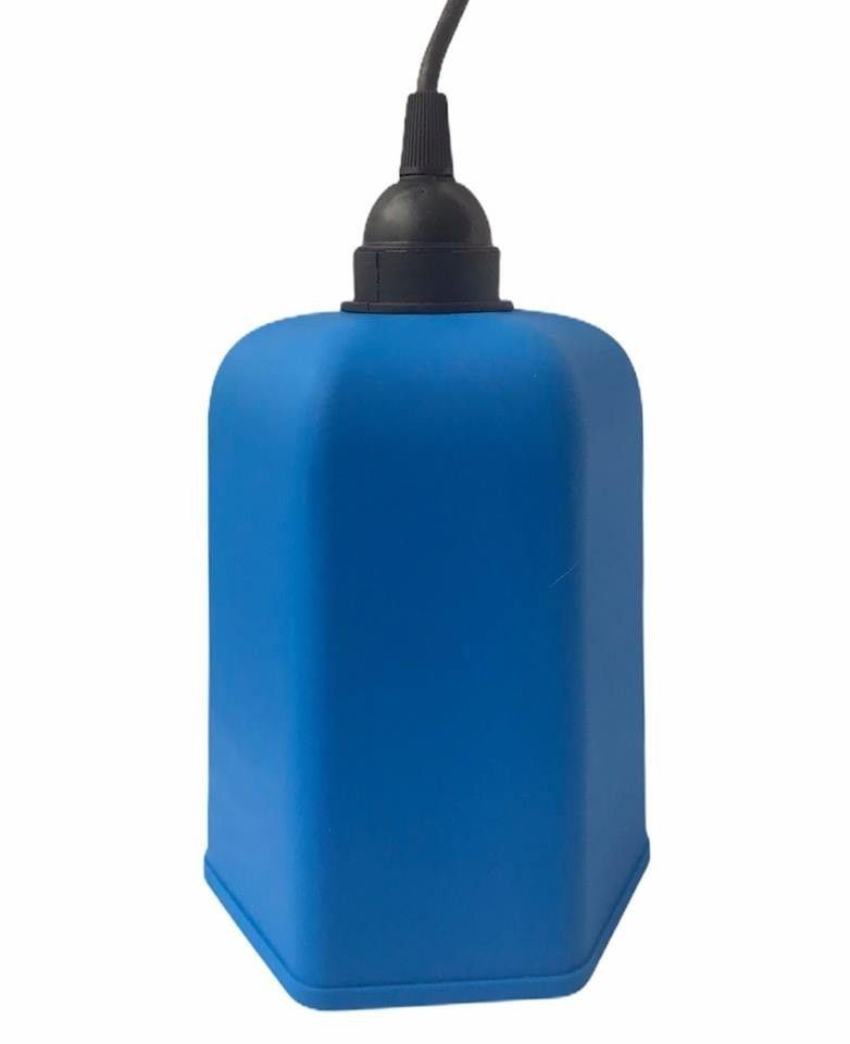 Ağaç Feneri E27 Altıgen Tekli Açık Mavi