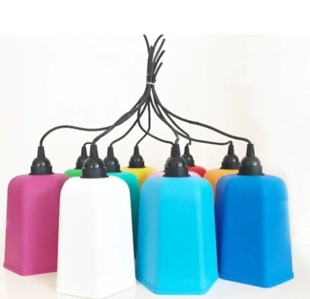 Ağaç Feneri E27 Altıgen Tekli Açık Yeşil