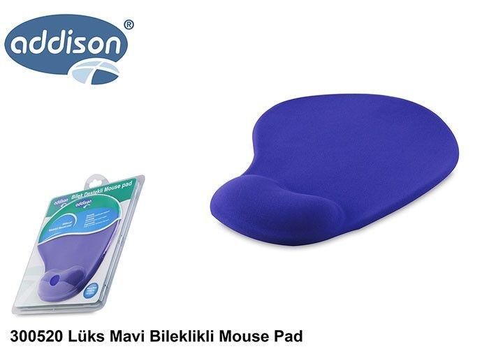 Addison 300520 Bileklikli Mavi Mouse Pad