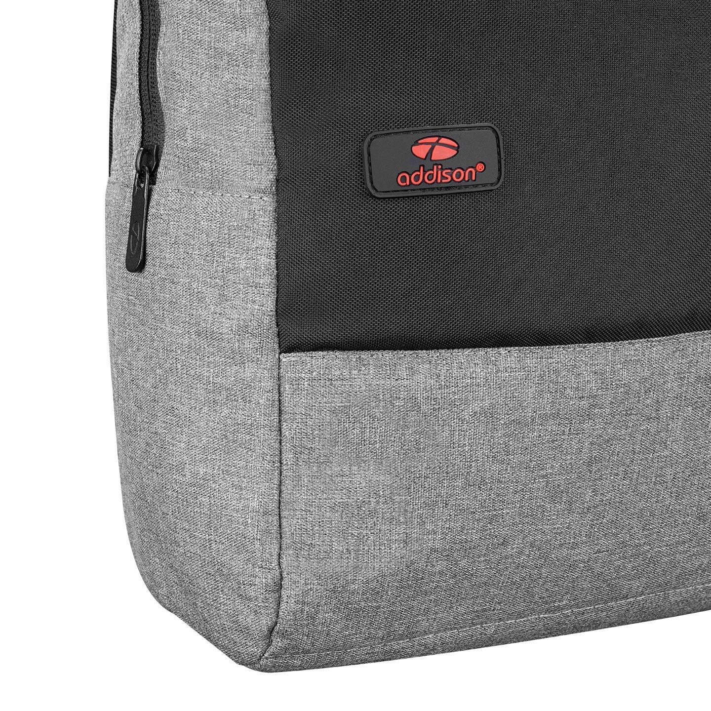 Addison 300802 15.6 Gri/Siyah Notebook Sırt Çanta