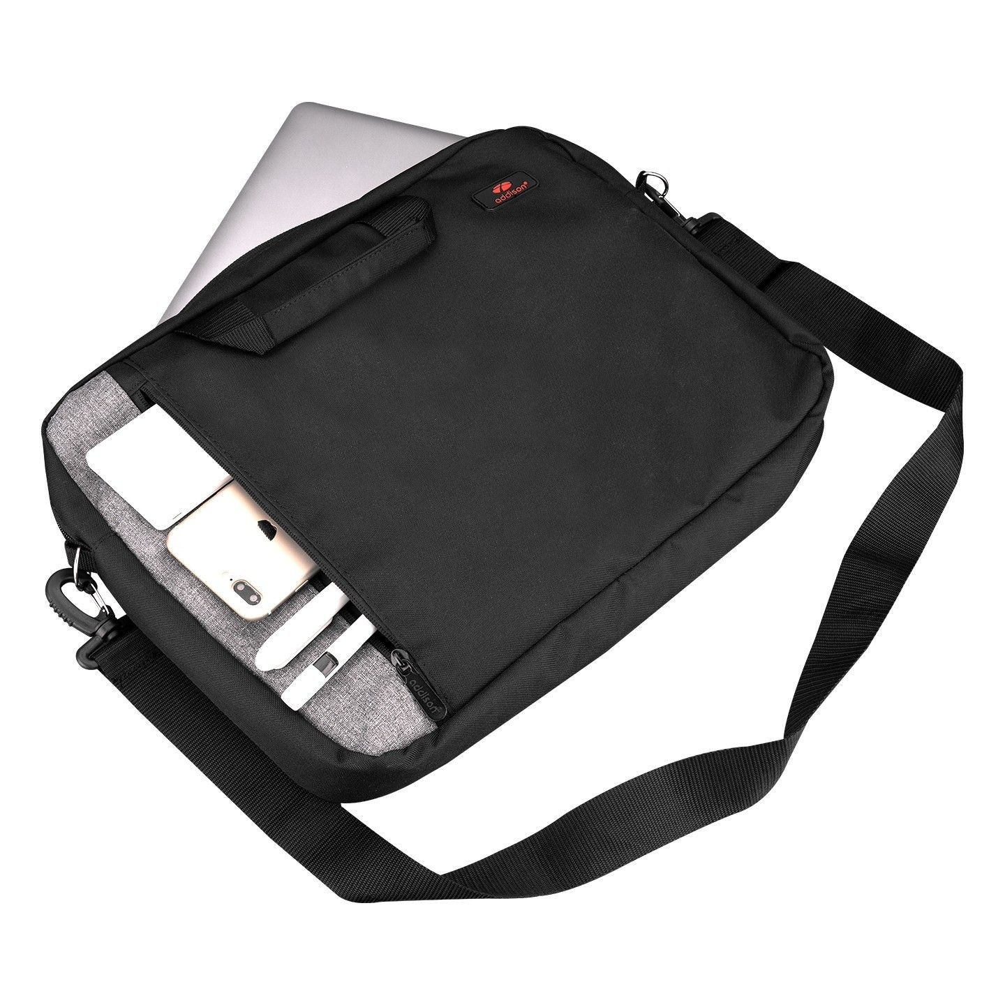 Addison 300805 15.6" Siyah/Gri Notebook Çantası