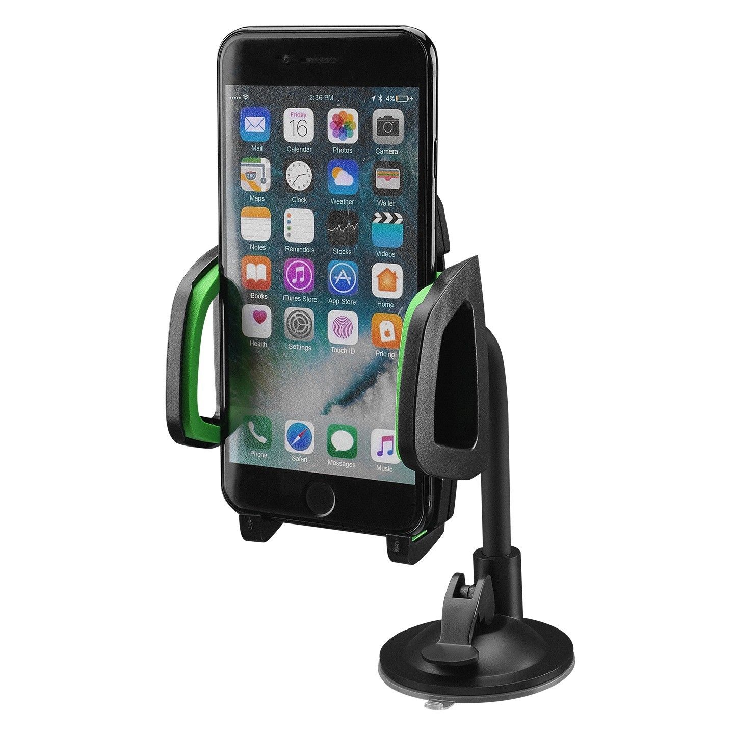 Addison ADS-119 Siyah/Yeşil Araç Telefon Tutucu