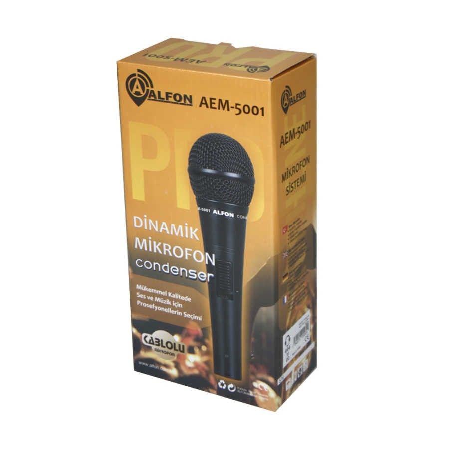 Alfon AEM-5001 1200 Ohm Kablolu Condenser Mikrofon