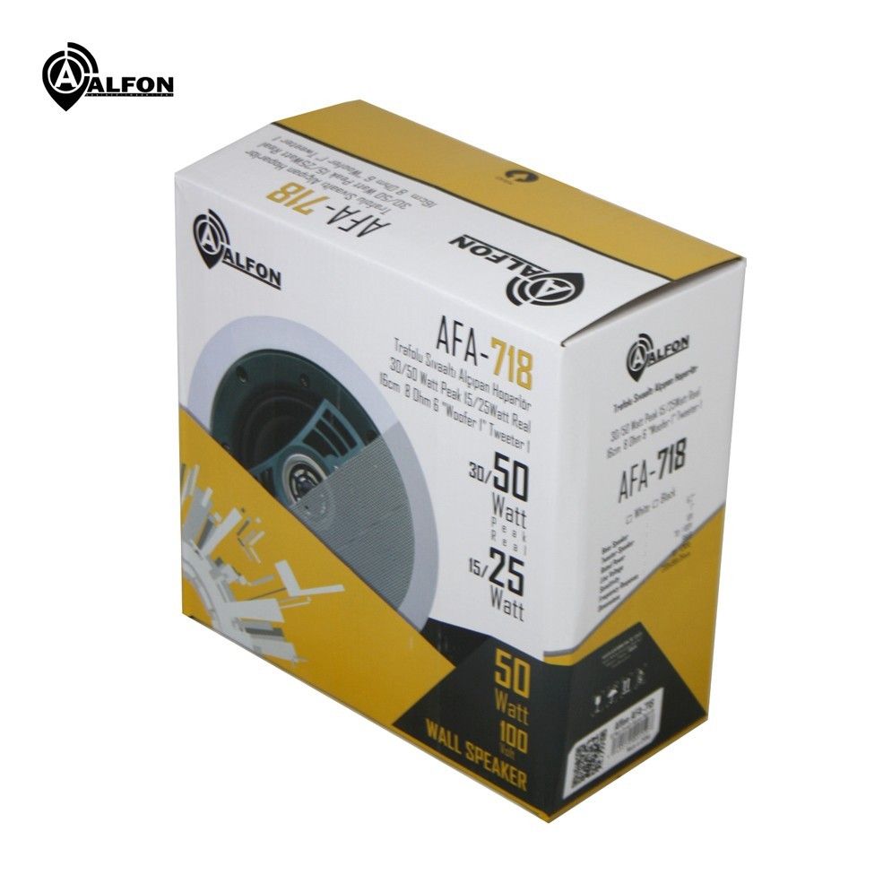 Alfon AFA-718 50W Çift Yolu Sıva Altı Alçıpan Hop.
