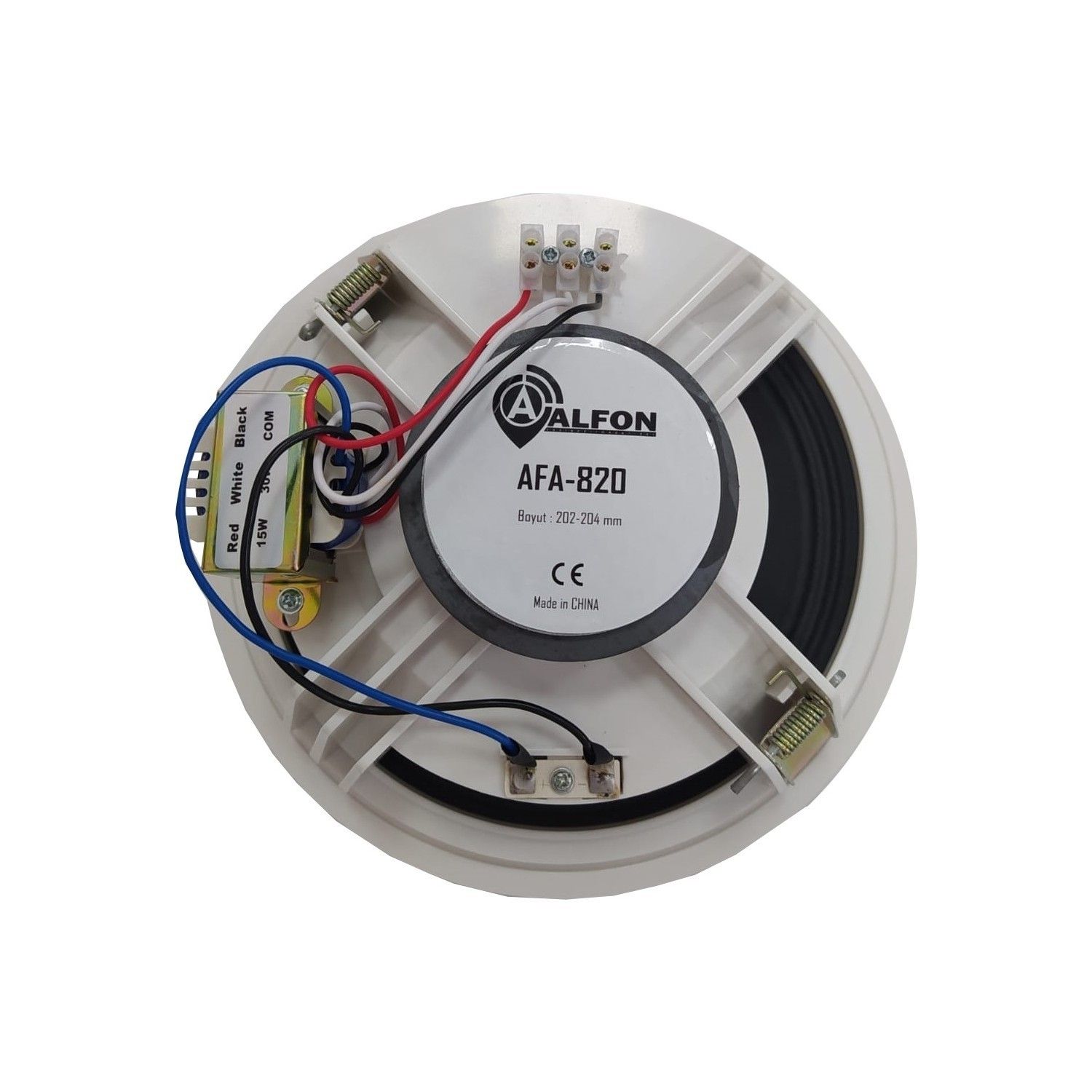 Alfon AFA-820 20cm 10W Trafolu Beyaz Alçıpan Hopar