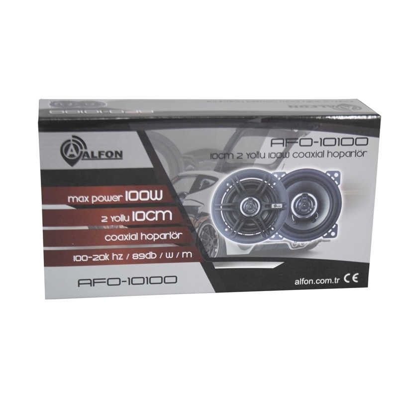 Alfon AFO-10100 10cm 100W 2 Yollu Coaxial Hoparlör