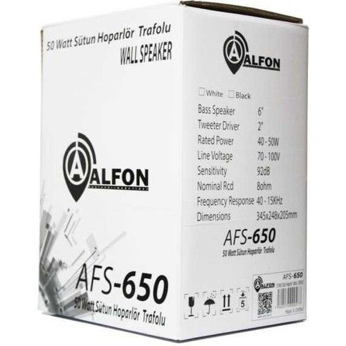 Alfon AFS-650W 16cm 300W 8 Ohm 70-100V Trafolu Hop