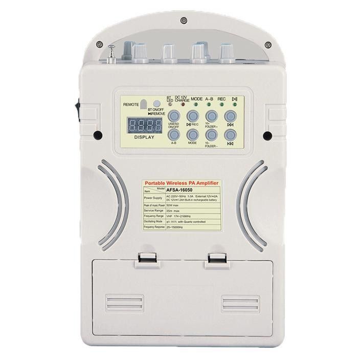 Alfon AFSA-16050Y 50W USB/SD/BT Portatif Anfi Yaka