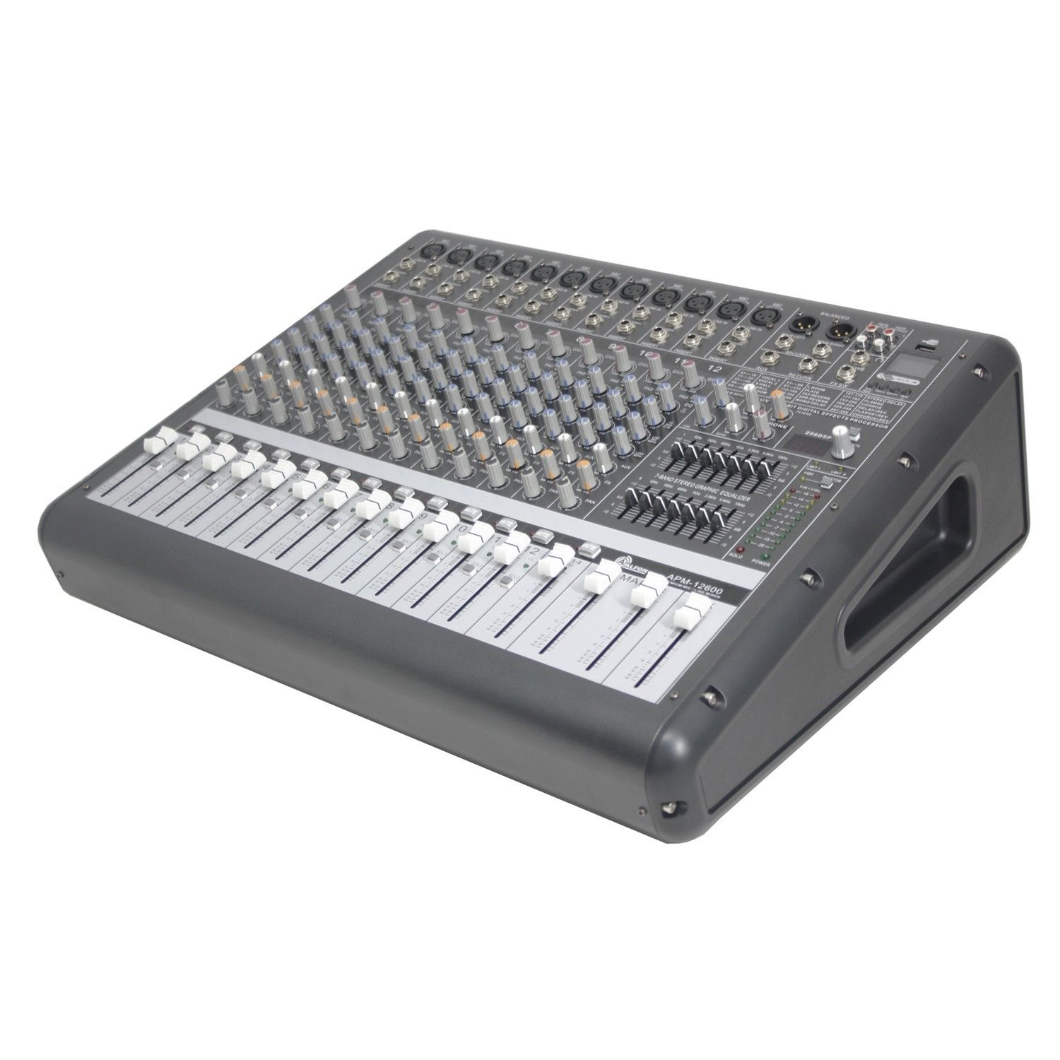 Alfon APM-12600 12 Kanal 2X600 W Power Mikser