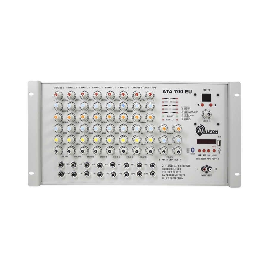 Alfon ATA-700EU 2x350W Usb Mikser Anfi