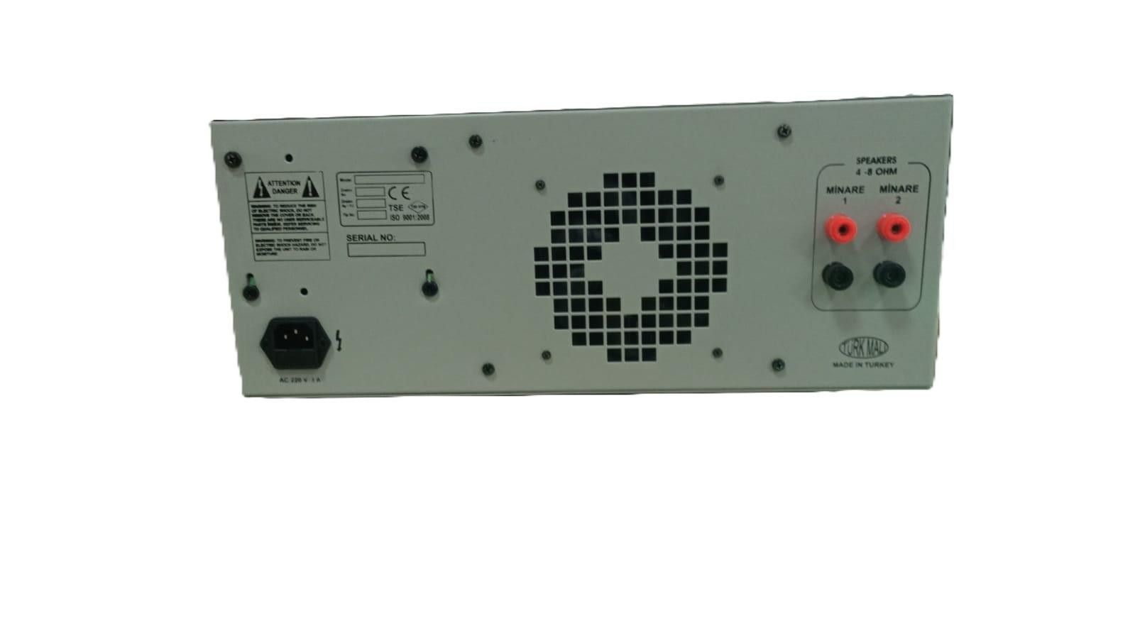 Alfon ATA-800E 2x400W Çift Minare Ezan Mikser Anfi