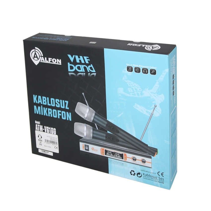 Alfon ATM-V6100 2Yaka VHF Digital Ekranlı Telsiz M
