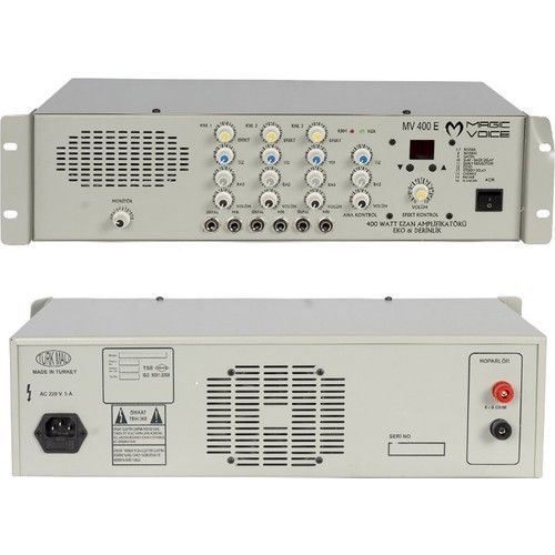 Alfon ATA-EZN400E 400W 3 Kanal Ezan Amplifikatör