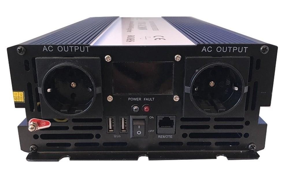 Alpex JYP-3000 12V 3000W Tam Sinüs Ekranlı İnvert.