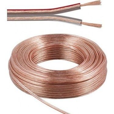 Armağan 2x0.75mm Yassı Kordon Şeffaf Bakır (CU)