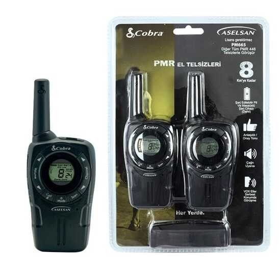 Aselsan PM665 PMR 8km El Telsizi (2 li Set)